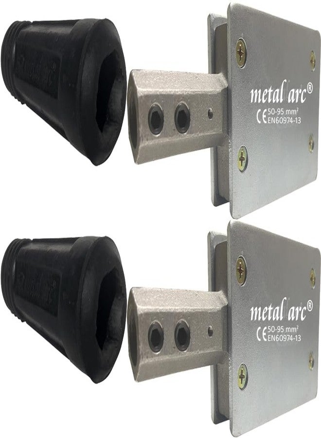 مشبك تأريض مغناطيسي احترافي معتمد من معهد المواصفات والمقاييس (ISI) من شركة Metal Arc للحام اليدوي - AT1A6i 600 أمبير (عبوة من قطعتين) - Image 1